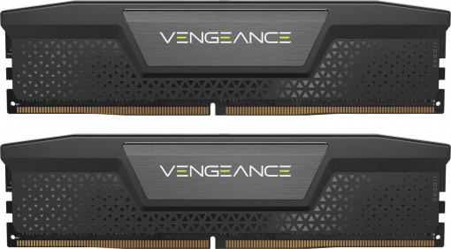 Memorie RAM DIMM Corsair VENGEANCE® 32GB (2x16GB) DDR5 DRAM 5200MHz C40 Memory Kit — Black Fan Included No Memory Series VENGEANCE DDR5 Memory Type DDR5 PMIC Type Overclock PMIC Memory Size 32GB (2 x 16GB) Tested Latency 40-40-40-77 Tested Voltage 1.40