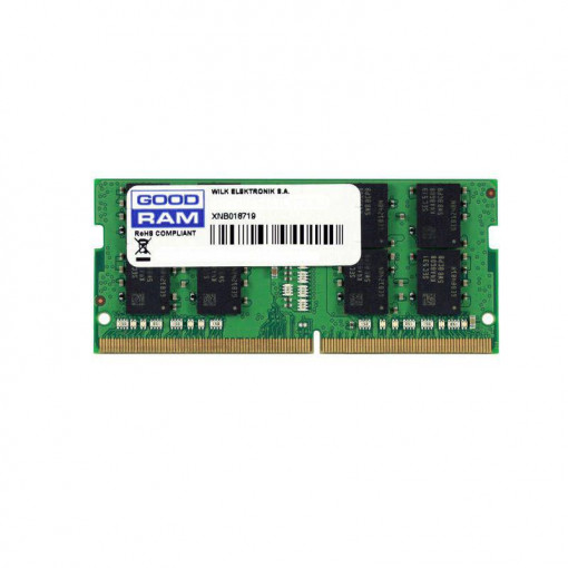Memorie RAM notebook Goodram, SODIMM, DDR4, 4GB, CL19, 2666MHz