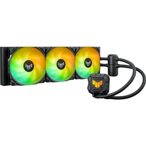 Cooler procesor ASUS TUF Gaming LC II 360 ARGB, all-in-one cu racire lichida, 3 ventilatoare ARGB 120mm, AURA Sync