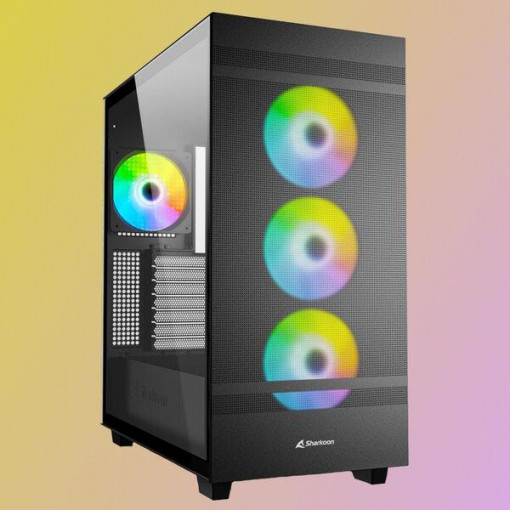 Form Factor: ATX Side Panel: Tempered Glass Expansion Slots: 7 Weight & Dimensions Weight: 9.3 kg Dimensions (L x W x H): 46.0 x 23.0 x 49.5 cm RGB Compatibility Type: Addressable Ports: 8 Manual Control: 20 Modes