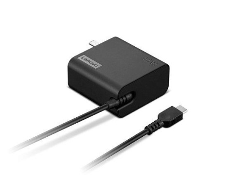 Lenovo 65W USB-C Wall Adapter; Charging Port: Type-C; Color: Black; Connectivity: 2pin; 3pin (UK, Malaysia-UK); Package Type: Brown Box; Included Accessory: Power adapter; Warranty Poster; Power Poster; Warranty: 1 Year; Customer Replaceable Unit (CRU)