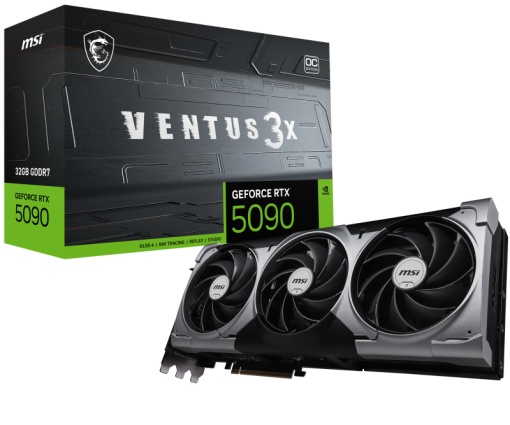 Placa Video MSI GEFORCE RTX 5090 VANGUARD SOC 32GB GDDR7 512 bit, PCIE 5.0, 3x DP 1x HDMI