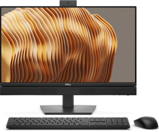 DELL PRO All-In-One QC24250, 24-inch Non-touch Panel, 35W CPU, FHD HDR Camera, 160W Bronze, WW, Intel(R) Core(TM) Ultra 7 265 vPro(R) (13 TOPS NPU, 20 cores, up to 5.3GHz), Integrated Graphics, 16 GB: 1 x 16 GB, DDR5, up to 5600 MT/s, non-ECC, 512GB SSD,