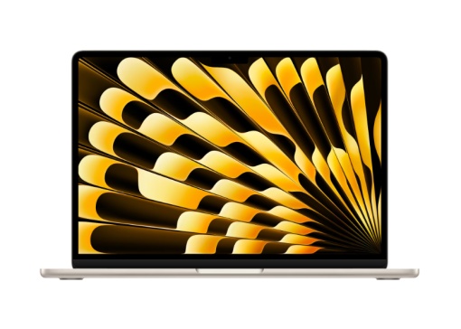 MacBook Air 13.6" Retina/Apple M4 (CPU 10-core, GPU 10-core, NeuralEngine 16-core)/24GB/1TB - starlight - INT KB (2025) 35W (cto fr om MC6A4RO/A)