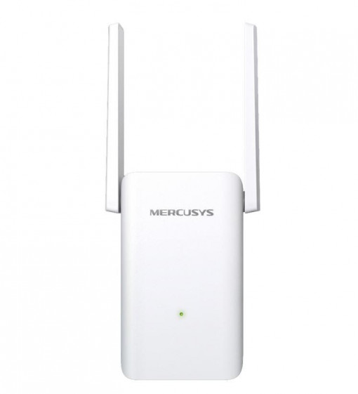 Mercusys Ax1800 Wi-Fi Range Extender ME70X; Dual-Band, Standarde Wireless: IEEE 802.11a/n/ac/ax 5GHz, IEEE 802.11b/g/n/ax 2.4GHz, Viteza wireless: 574 Mbps at 2.4GHz, 1201 Mbps at 5GHz, Interfata: 1 x Gigabit Ethernet Port, 2 x Antene externe, Consum: