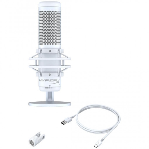 Microfon HP HyperX QuadCast S, White