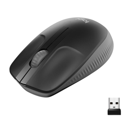 Mouse wireless optic Logitech M190, rezolutie maxima 1000DPI, negru