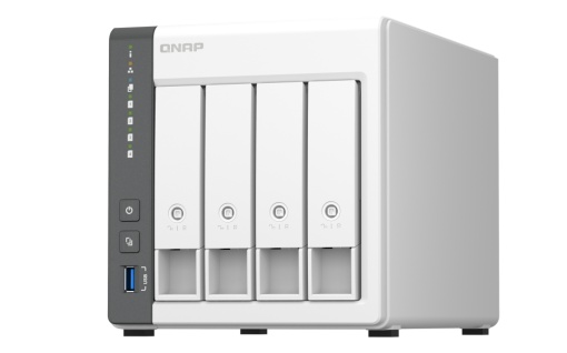 NAS QNAP 262 4-Bay, CPU ARM 2.0GHz Quad core, RAM 4GB, HDD 2.5"/3.5" SATA 6Gbps (neincluse), LAN: 1 x 2.5GbE + 1 x GbE, USB3.2 Gen1: 1 USB2.0: 2, tower, adaptor alimentare, garantie 2 ani