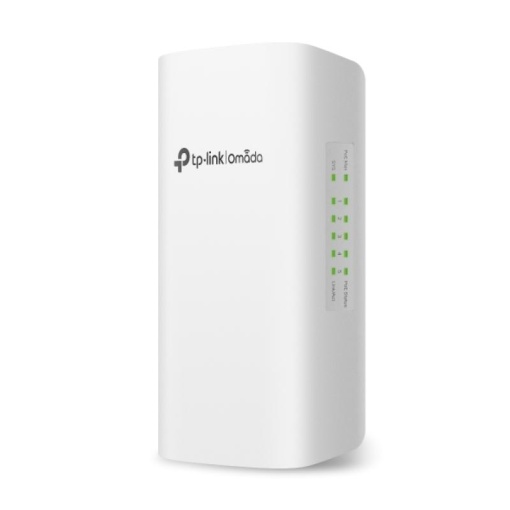 Omada 5-Port Gigabit Smart Switch with 1-Port PoE++ in and 4-Port PoE+ out PORT: 1× Gigabit PoE++ input Ports, 4× Gigabit PoE+ output Ports SPEC: 802.3at/af, max 64 W PoE Power (90W PoE++ input), plastic case, pole-mounting/wall-mounting FEATURE:
