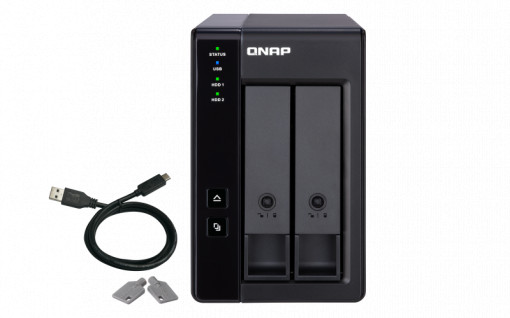 RAID USB QNAP TR-002 2BAY SATA TWR