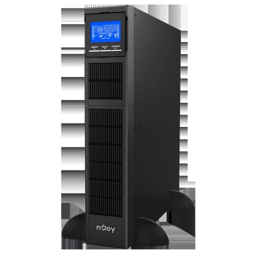 UPS nJoy Balder 1500, 1500VA/ 1500W, On-line, LCD Display, Montare Rack/Tower, 8 Prize IEC 13, Dubla conversie, Plaja larga de tensiuni acceptate, Eficienta impresionanta de pana la 96%, Frecventa: 40Hz ~ 70 Hz, Dimensiuni: 410 x 438 x 88 mm, Greutate: