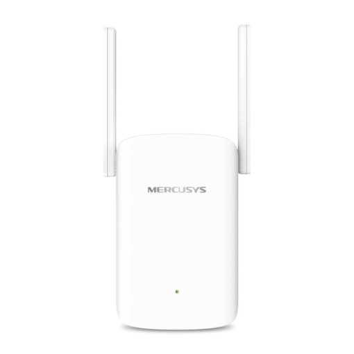 AX1500 Wi-Fi Range Extender SPEED: 300 Mbps at 2.4 GHz + 1201 Mbps at 5 GHz SPEC: 2× Fixed External Antennas, 1 × Gigabit Port, Wall Plugged, 1024 QAM, OFDMA FEATURE: MERCUSYS APP, WPS/Reset Button, Signal Indicator, Range Extender/Access Point mode,