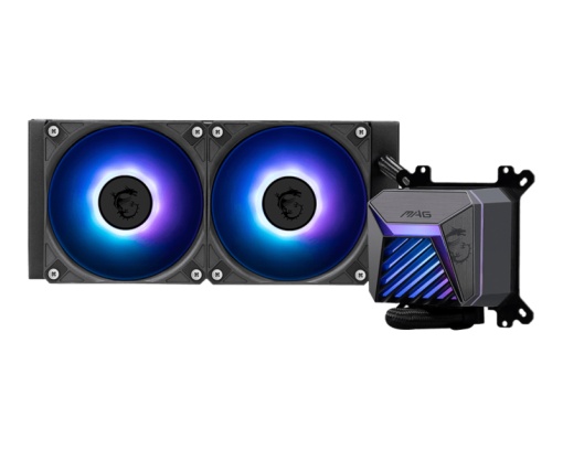 Cooler Procesor MSI MAG CORELIQUID A15 240 AIO NEGRU, marime radiator 240mm, 2 ventilatoare ARGB GEN2, Viteza ventilatoare: 500-2500 RPM +/- 10%, Viteza pompa: 3400 +/- 10%, Suport AMD: AM4/AM5, suport INTEL: LGA 1700/1851, Airflow: 64.89 CFM, Nivel de
