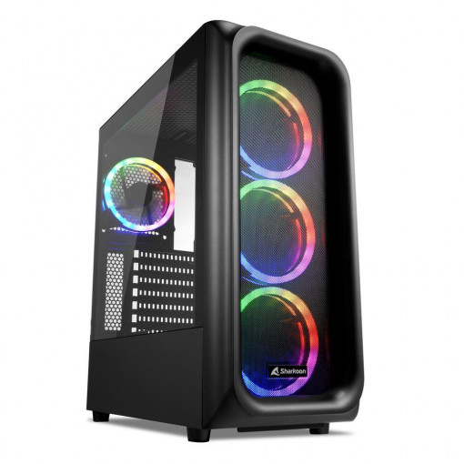 Form Factor: ATX Side Panel: Tempered Glass Weight & Dimensions Weight: 5.3 Kg Dimensions (L x W x H): 41.1 x 20.0 x 45.6 cm RGB Compatibility Type: Addressable Ports: 4 Manual Control: 14 Modes Mainboard Compatibility: