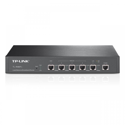 "Load Balance Broadband Router PORT: 1× 10/100 Mbps RJ45 WAN Port, 3× 10/100 Mbps RJ45 WAN/LAN Ports, 1× 10/100 Mbps RJ45 LAN Port FEATURE: 30000 Concurrent Sessions, Load Balance, Link Backup, Policy-based Firewall, Static Routing, Policy Routing, Guest