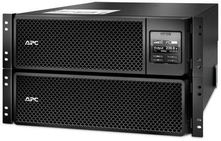 UPS APC Smart-UPS SRT online dubla-conversie 8000VA / 8000W 6 conectoriC13 4 conectori C19 extended runtime rackabil 6U, baterie APC RBC140,optional extindere garantie cu 1/3 ani (WBEXTWAR1YR-SP-06/WBEXTWAR3YR-SP-06)