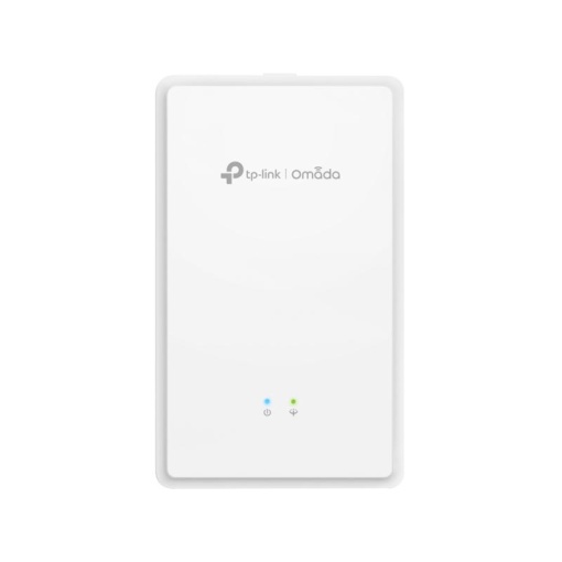 Omada AX1800 Wall-Plate Dual-Band Wi-Fi 6 GPON Access Point PORT: 1×SC/UPC GPON+2×1G RJ45 Port(One support Poe Out)+1×RJ11 Port SPEED:574Mbps at 2.4 GHz + 1201 Mbps at 5 GHz FEATURE: AC Power, Poe Out,4×Internal Antennas, MU-MIMO, 80MHz Supported,