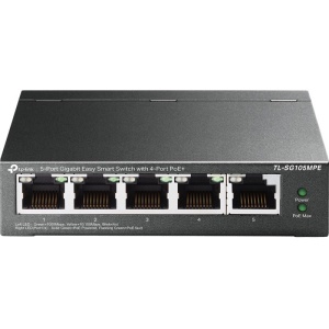 "5-Port Gigabit Easy Smart Switch with 4-Port PoE+ PORT: 4× Gigabit PoE+ Ports, 1× Gigabit Non-PoE Ports SPEC: 802.3af/at, 120 W PoE Power, Desktop Steel Case FEATURE: PoE Auto Recovery, MTU/Port/Tag-based VLAN, QoS, IGMP Snooping, Web/Utility - Img 6