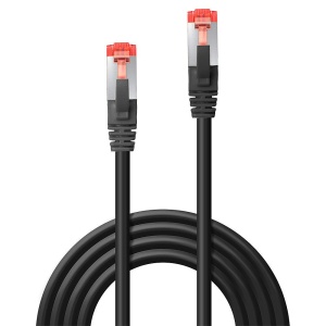 Cablu Lindy Cat.6 S/FTP Network Black, lungime 1m, latime de banda suportata 250MHz, material polycarbonate, negru - Img 2