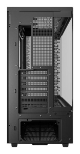 Carcasa DEEPCOOL CH690 DIGITAL Mid Tower NEGRU, Tempered Glass+ SPCC+ ABS, Sloturi Expansiune: 8, Drive Bays: 1x3.5" 2+1x2.5", Ventilatoare Suportate: 10 (spate: 1x120mm sau 1x140mm, sus: 3x120mm sau 3x140mm lateral: 3x120mm sau 3x140mm, invaluite in - Img 10