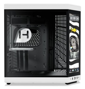 Carcasa HYTE Y70 Mid Tower ALB/NEGRU, Tempered Glass, Sloturi Expansiune 11, Drive Bays: 2x3.5" 2x2.5", Ventilatoare Suportate: 9 x120mm sau 7x 140mm (lateral: 3x120mm/2x140mm, sus: 3x120mm/2x140mm, spate: 1x120mm/1x140mm, jos: 2x120mm/2x140mm), Format - Img 4
