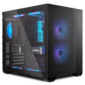 Carcasa Lian Li O11 Air Mini Mid-Tower Tempered Glass negru, PCI-Slots 5, 7, Preinstalled fans 1x 120 mm, 2x 140 mm - Img 10