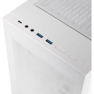 Carcasa PC Lian Li LANCOOL 205 Mesh C Mid-Tower White, Tempered Glass, 1x120mm 2x140mm preinstalled fans, PCI Slots 7, ATX - Img 7