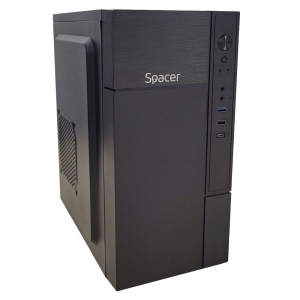 Carcasa SPACER Mini Tower NEGRU - Img 2
