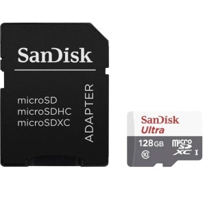 Card de Memorie MicroSDXC SanDisk , 128GB, Adaptor SD, Class 10 - Img 1