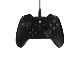 Controller cu fir Genesis Mangan 300, interfata USB, 19 butoane, negru - Img 4
