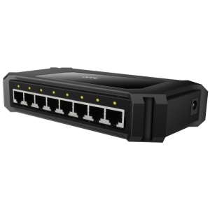 CUDY 8-Port Gigabit Desktop Switch, 8 10/100/1000M RJ45 Ports, IGMP Snooping, Loop Detection/Prevention, 802.1p/DSCP QoS, Desktop Plastic Case, Power Saving, Plug & Play, Wall-Mount - Img 5
