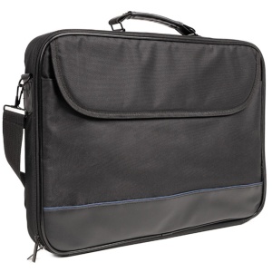 Geanta laptop Spacer, pentru laptopuri cu diagonala de de max. 17.3″, 1 compartiment, buzunar frontal, waterproof, material plastic/nylon, negru - Img 2