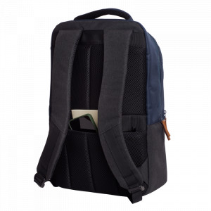 Ghiozdan laptop Trust Lisboa pentru laptop-uri cu diagonala de 16", material POM, RPET Polyester, RPET twill polyester, volum 23 L, albastru - Img 6