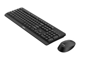 Kit Philips SPT6307, wireless, 2.4GHz, 104 taste, membrana, baterii 1x AAA + 1x AA, negru + Mouse SPK7307 - Img 5