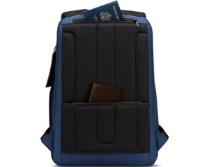 Lenovo ThinkPad Executive 16" Backpack, 22L capacity, 36.2 x 25.3 x 2.2 cm, 1.8kg, Outside Fabric Material: polyester 88%, leather 12%, Navy - Img 7