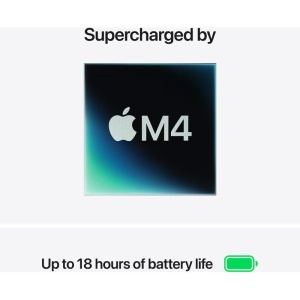 MacBook Air 13.6" Retina/Apple M4 (CPU 10-core, GPU 10-core, NeuralEngine 16-core)/16GB/ 1TB - Midnight - INT KB (2025) 35W USB‑C ( cto from MW133RO/A) - Img 5