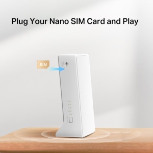 Mercusys wireless router 300Mbps 4G LTE MB110-4G, Standarde wireless: IEEE 802.11b/g/n, Frecventa: 2.4 GHz, Viteza wireless: 300Mbps, Dimensiuni: 90×92×150.5 mm, Interfata: 1 WAN 10/100Mbps, 1 x LAN 10/100 Mbps. - Img 2