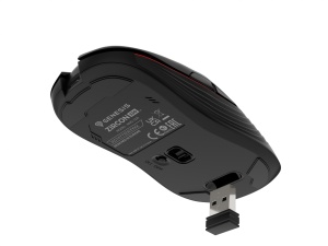 Mouse gaming wireless Gensesis Zircon 330, interfata USB, 3600 DPI, 7 butoane, iluminare RGB, negru - Img 5