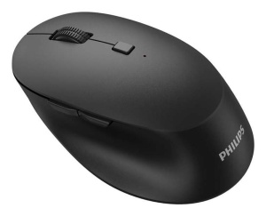 Mouse Philips SPK7607, ergonomic, wireless, silent, negru - Img 5