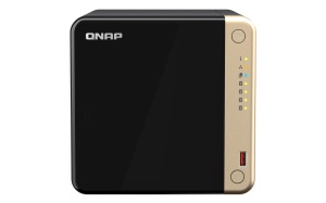 NAS QNAP 464 4-Bay, CPU Intel® Celeron® N5105/N5095 4-core/4-thread Processor, RAM 8 GB DDR4 (onboard, not expandable), HDD 4 x 2.5"/3.5" SATA 6Gbps + 2 x M.2 2280 PCIe Gen 3 x1 SSD slots (neincluse), LAN: 2 x 2.5GbE (optional 10GbE expansion via a PCIe - Img 9