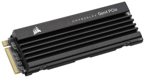 SSD CORSAIR MP600 PRO LPX 8TB PCIE Gen4 x4 NVMe M.2, compatibil PS5, viteza de citire 7000MB/s, viteza de scriere 6100MB/s - Img 1