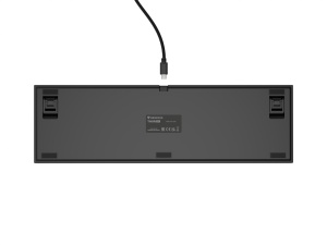 Tastatura gaming mecanica cu fir Genesis Thor 404 , iluminare RGB, switch-uri Peach, 107 taste, 11 butoane multimedia, negru - Img 3
