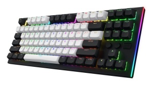 Tastatura mecanica cu fir Hator Gravity TKL conectivitate USB, polling rate 1000Hz, iluminare RGB cu functia de a customiza fiecare tasta individual, tip switch HATOR Aurum Orange Linear rev.2.0, durata de viata switch 70M de clickuri, material taste - Img 7