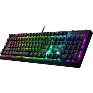 Tastatura mecanica gaming BlackWidow V4 X (Yellow Switch), layout US, taste ABS, layout US, cu 6 butoane customizabile, negru - Img 2