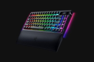 Tastatura Razer BlackWidow V4 Pro 75% ISO, wireless, bluetooth, cu fir, layout US, tip switch Razer™ Mechanical Switches Gen-3 (Tactile), iluminare Razer Chroma™ RGB, conectivitate wireless (2.4 GHz), bluetooth 5.1, sau Type-C, include wrist-rest - Img 3