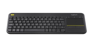 Tastatura wireless Logitech Touch K400 Plus, interfata USB, cu touchpad, dimensiuni 354.3 x 139.9 x 23.5 mm, negru - Img 4