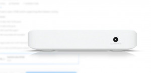 Ubiquiti UniFi 8 port switch, USW-LITE-8-POE, 8 x 10/100/1000 Mbe RJ 45 ports, 4 x POE, 8 Gbps, buget POE: 52W, SMB layer 2 PoE GbE switch, dimensiuni: 99.6 x 163.7 x 31.7 mm. - Img 2