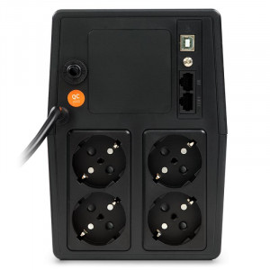 UPS nJoy Horus Plus 1000, 1000VA/600W, Afisaj LCD cu ecran tactil, 4 Prize Schuko cu Protectie, Repornire Automata, RJ11 protectie pentru linia de telefon/modem, Posibilitatea de monitorizare si control prin USB, LAN si internet, port de comunicare USB, - Img 5