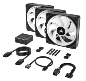 Ventilator Corsair QX120, ventilator 3x120 mm, negru - Img 9