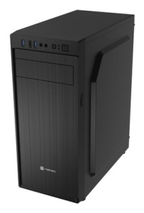Carcasa NATEC ARACANTA Mid Tower NEGRU, Sloturi Expansiune 6, Drive Bays: 1x3.5" 3x2.5" 1x5.25", Ventilatoare Suportate: 4 (spate: 1x80mm sau 1x90mm sau 1x120mm, lateral: 1x120mm, fata: 2x120mm), Ventilatoare Incluse: 1 (spate: 1x80mm), Format Placa De - Img 5